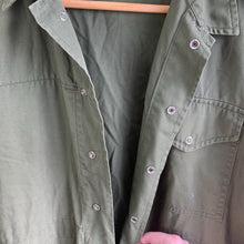 Charger l&#39;image dans la galerie, Original British Army Olive Green Men&#39;s Coveralls / Overalls 170/100 (Poppers)
