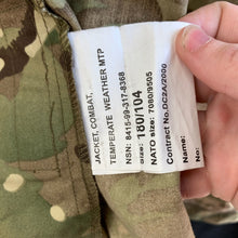 Load image into Gallery viewer, Genuine British Army Warm Weather Jacket MTP Camouflage - 180/104
