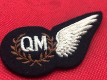 Load image into Gallery viewer, Genuine British RAF Air Quartermaster Wing Brevet
