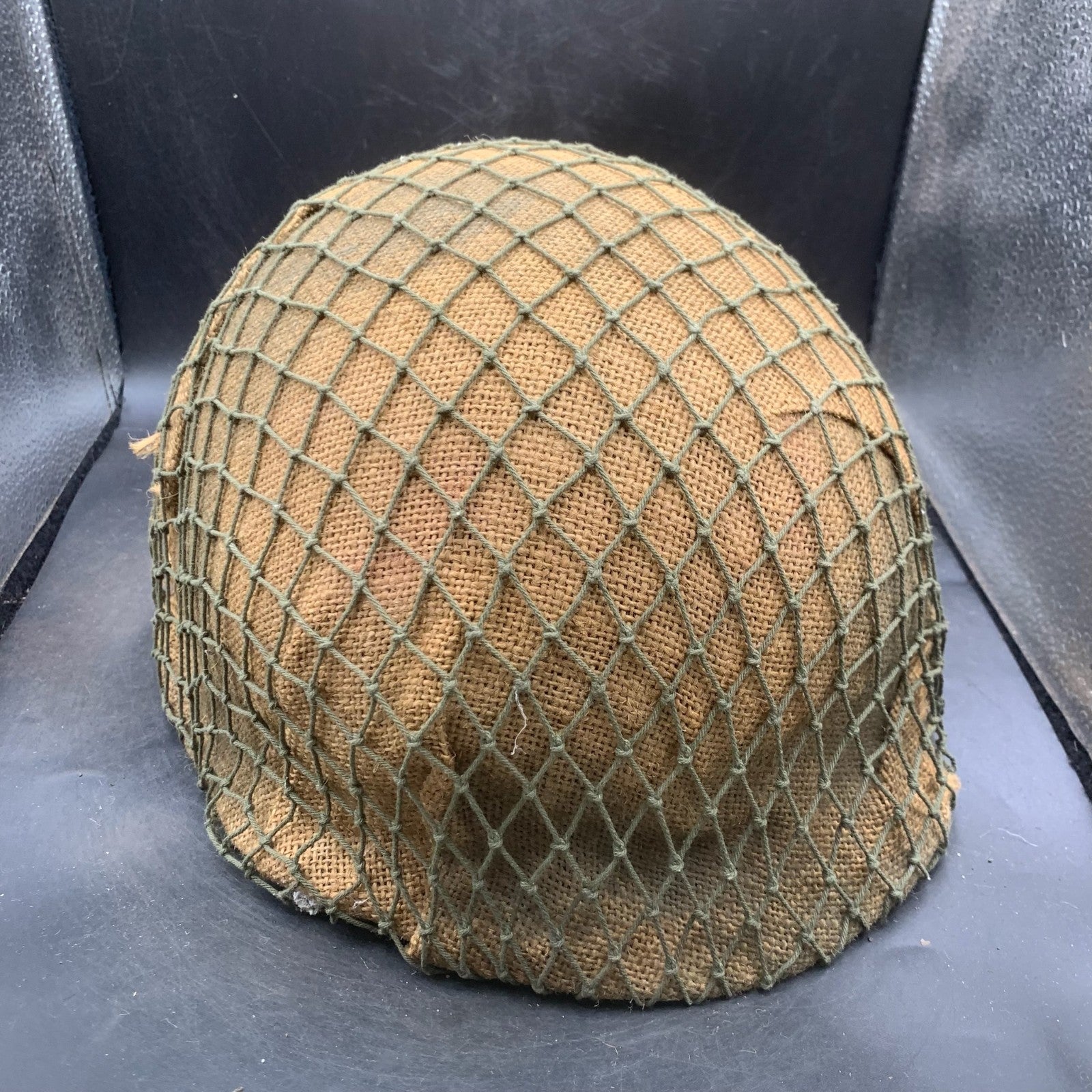 Genuine Dutch Army M53 Euroclone of US M1 Camouflaged Helmet & Liner Set - The Militaria Shop