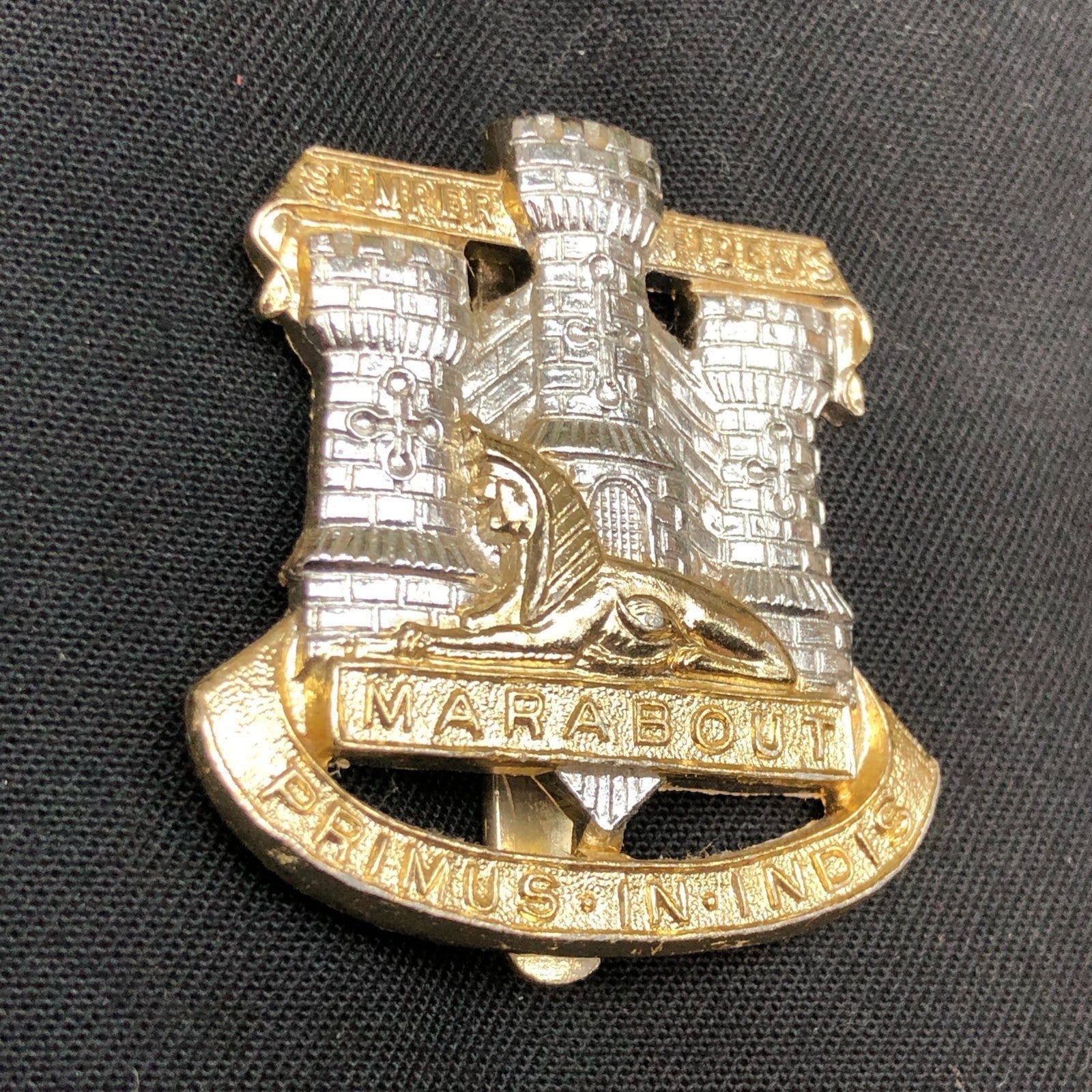 Original British Staybrite Army Cap - Dorset Regiment - The Militaria Shop