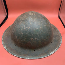 Charger l&#39;image dans la galerie, Original WW2 Mk2 British Army Brodie Combat Helmet
