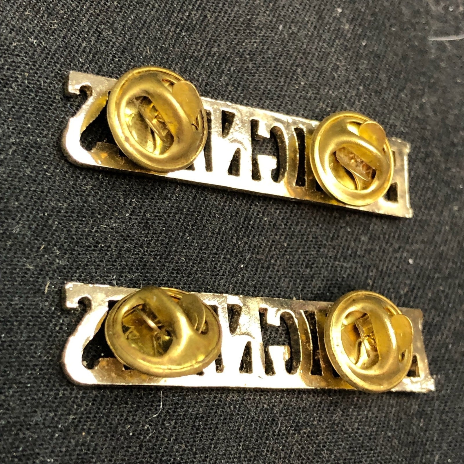 Original British Collar Badge Pair - Royal Signals - The Militaria Shop