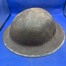 Load image into Gallery viewer, Original British Army Mk2 Combat Helmet - Untouched WW2 Example
