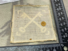 Load image into Gallery viewer, Original WW2 British Army Second Infantry Division Printed Shoulder Badge
