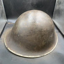 Load image into Gallery viewer, Original WW2 British/Canadian Army Mk3 &quot;Turtle&quot; Combat Helmet - The Militaria Shop
