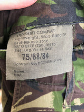 Load image into Gallery viewer, Vintage British Army DPM Lightweight Combat Trousers - Size 75/68/84
