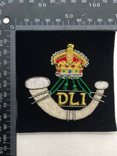 Load image into Gallery viewer, British Army Bullion Embroidered Blazer Badge - Durham Light Infantry
