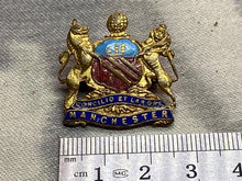 Load image into Gallery viewer, British Army - The Manchester Regiment Sweetheart Brooch

