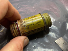 Load image into Gallery viewer, Original WW2 British Army Ant-Gas Ointment Tin and Cloth - 1940 Dated
