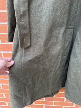 Load image into Gallery viewer, Original WW2 British Army Dismounted Greatcoat - 1940 Pattern - 1945 Dated - 39&quot;
