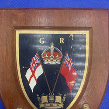 Load image into Gallery viewer, Genuine British Royal Navy Wall Plaque - King George&#39;s Fund for Sailors
