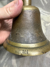 Load image into Gallery viewer, Original WW2 British Home Front ARP Bell 1939 Dated - Great Condition
