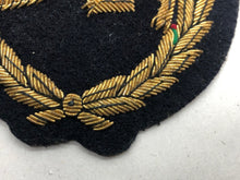 Load image into Gallery viewer, British Army Bullion Embroidered Blazer Badge - Kings Own Royal Border Regiment
