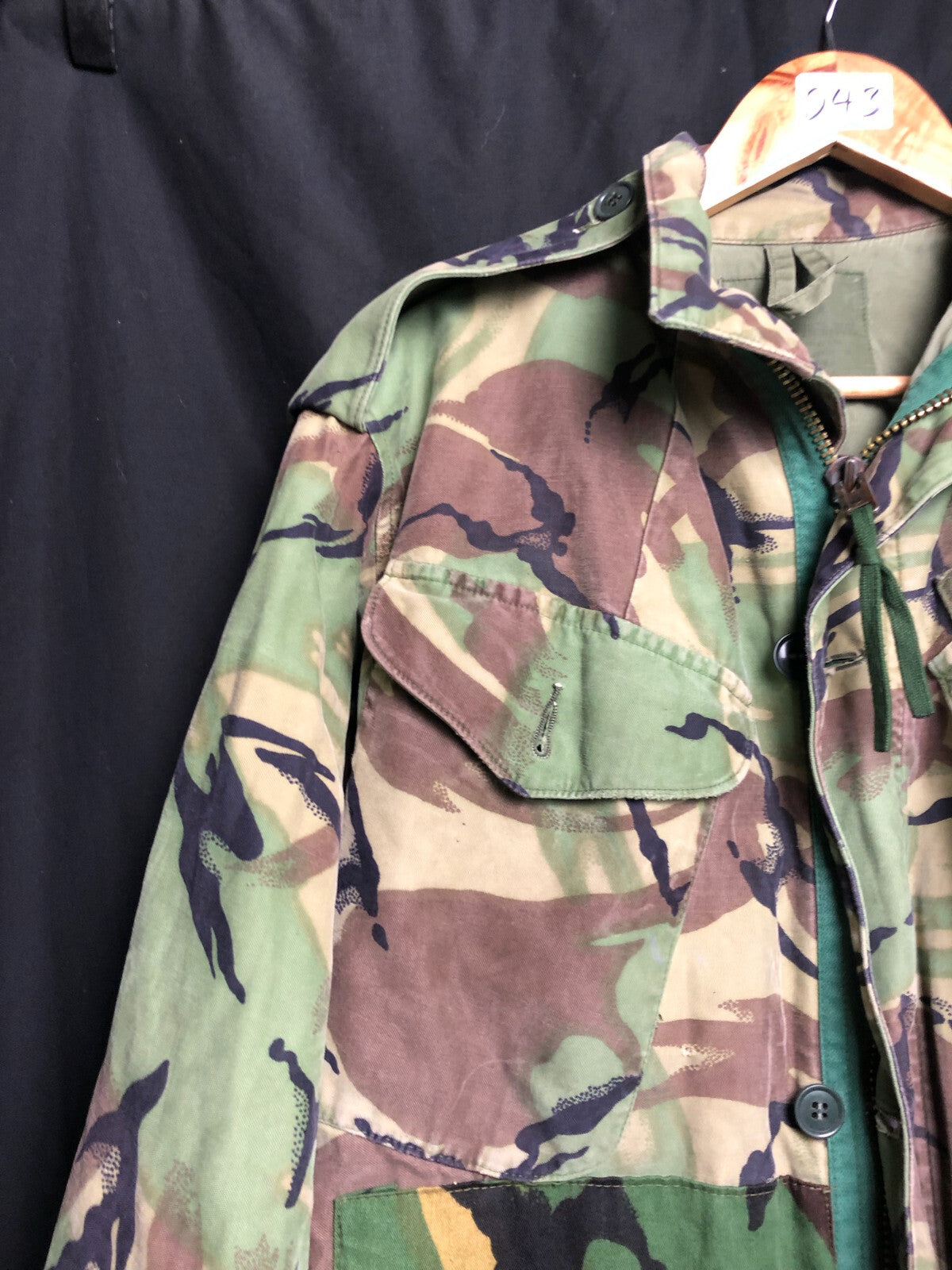 Original British Army 68 Pattern DPM Camouflaged Combat Smock Size 4 - 36" Chest - The Militaria Shop