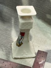 Load image into Gallery viewer, Original Vintage Crested China Ware Candle Holder - Isle of Wight
