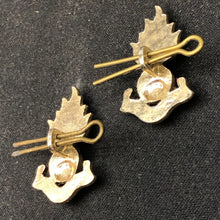 Load image into Gallery viewer, Original British Collar Badge Pair - Royal Engineers - The Militaria Shop
