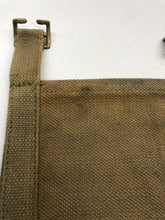 Charger l&#39;image dans la galerie, WW2 British Army 37 Pattern Webbing Water Bottle Carrier Harness - 1943 Dated
