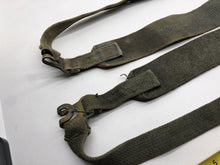 Load image into Gallery viewer, Original WW2 British Army 37 Pattern Canvass L Straps Set
