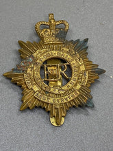 Load image into Gallery viewer, Original British Army EIIR Royal Army Service Corps Brass Cap Badge
