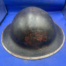 Load image into Gallery viewer, Original WW2 Mk2 British Army Brodie Combat Helmet
