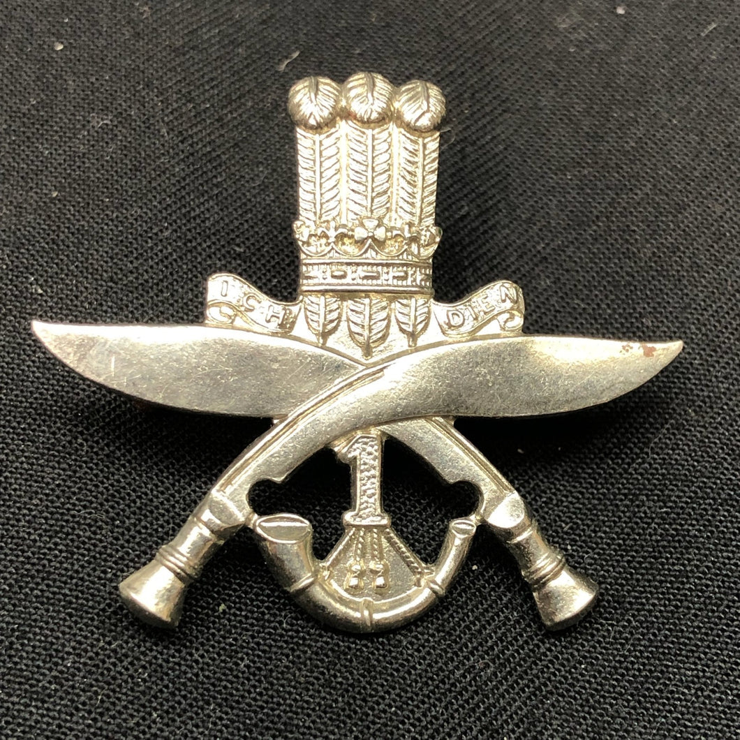 Genuine British Army Cap Badge - The 1st King George V's Own Gurkha Rifles - The Militaria Shop