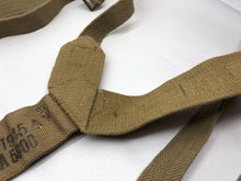 Lade das Bild in den Galerie-Viewer, Original WW2 British Army 37 Pattern Stretcher Bearer Straps 1945 Dated
