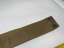 Load image into Gallery viewer, Original WW2 British Army 37 Pattern Canvass L Strap - 1941 Date MECo
