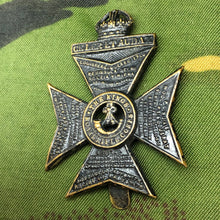 Load image into Gallery viewer, Original WW2 British Army Cap Badge - King&#39;s Royal Rifle Corps - The Militaria Shop
