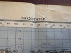 Original WW2 British Army GSGS OS Map of England & Wales - Barnstable - The Militaria Shop