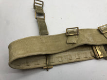 Load image into Gallery viewer, Original British Army WW2 37 Pattern Belt &amp; Brace Adaptors Set - 38&quot; Waist
