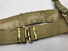 Load image into Gallery viewer, Original British Army WW2 37 Pattern Belt &amp; Brace Adaptors Set - 38&quot; Waist
