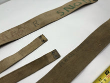 Load image into Gallery viewer, Original WW2 British Army 37 Pattern Canvass L Straps Set
