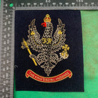 British Army Bullion Embroidered Blazer Badge - King's Royal Hussars - The Militaria Shop