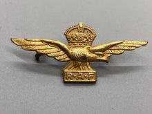 Load image into Gallery viewer, Original Kings Crown British RAF Badge
