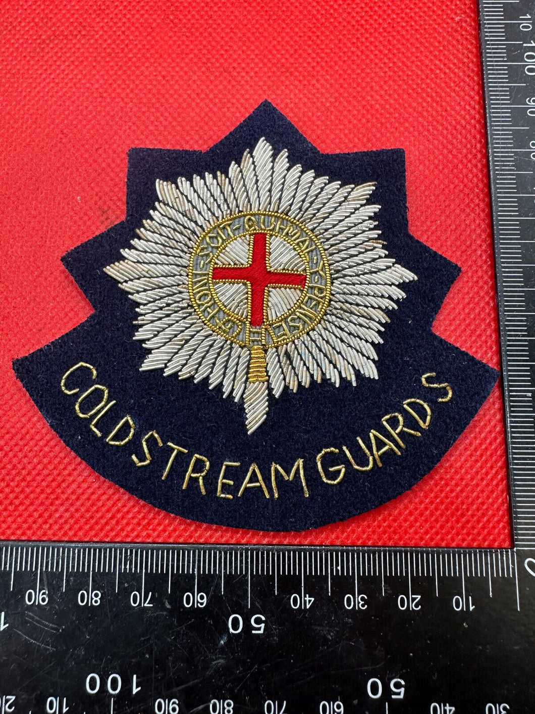 British Army Bullion Embroidered Blazer Badge - Coldstream Guards