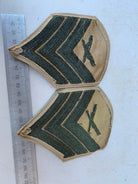 Pair of USMC United States Marine Corps Army Rank Chevrons - Sergeant - The Militaria Shop