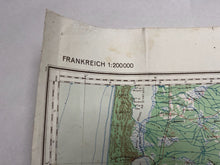 Load image into Gallery viewer, Original WW2 German Army Map of Bordeaux, France
