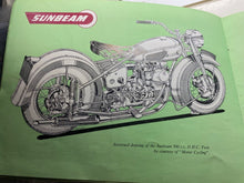 Load image into Gallery viewer, Original 1955 Sunbeam Motorcycle Sales Brochure &amp; Price List
