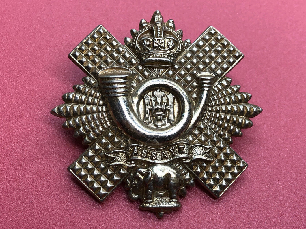 Original WW2 British Army Highland Light Infantry Scottish Cap Badge