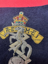 Load image into Gallery viewer, British Army Bullion Embroidered Blazer Badge - REME Engineers - Kings Crown
