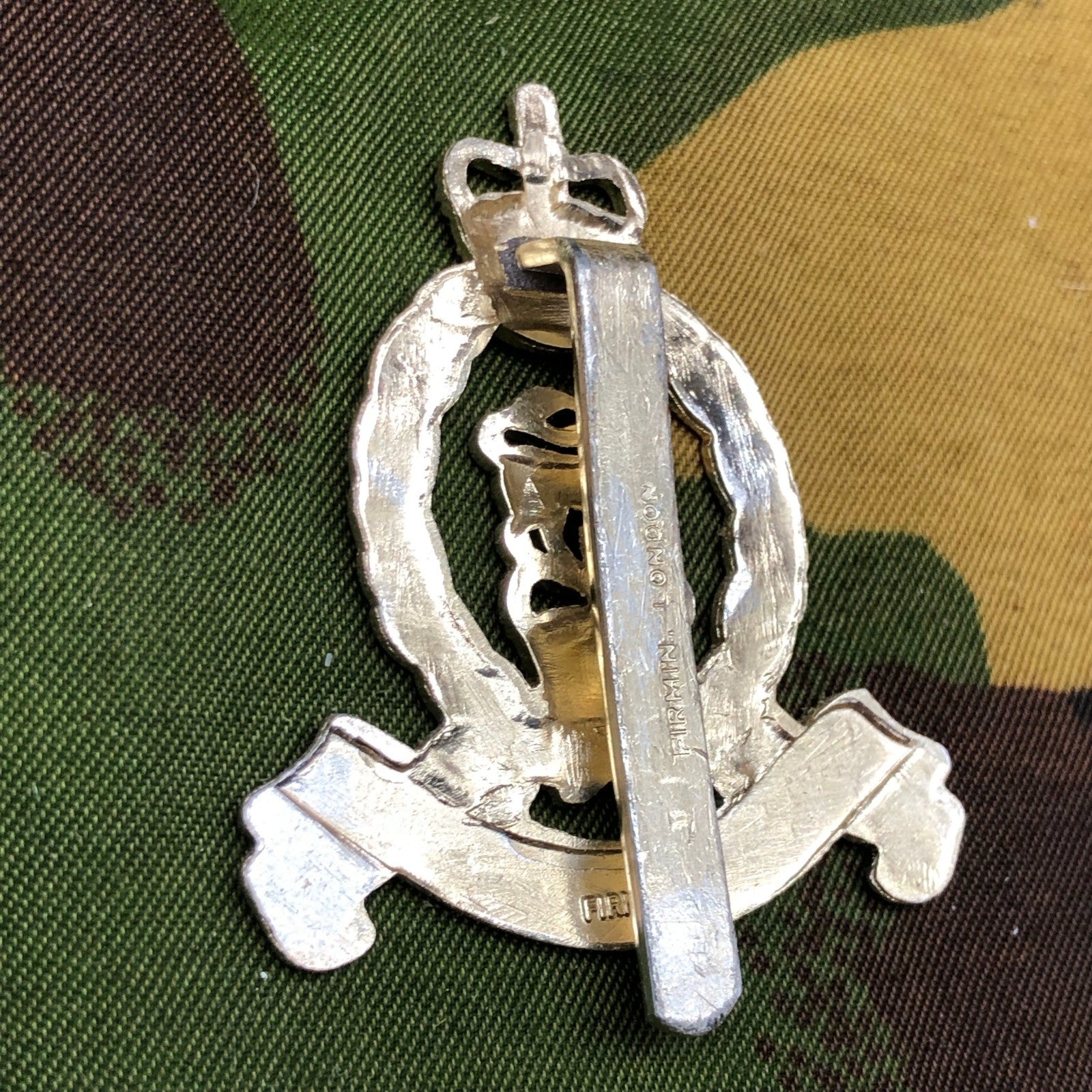 Original British Staybrite Army Cap Badge - Adjutant General's Corps - The Militaria Shop