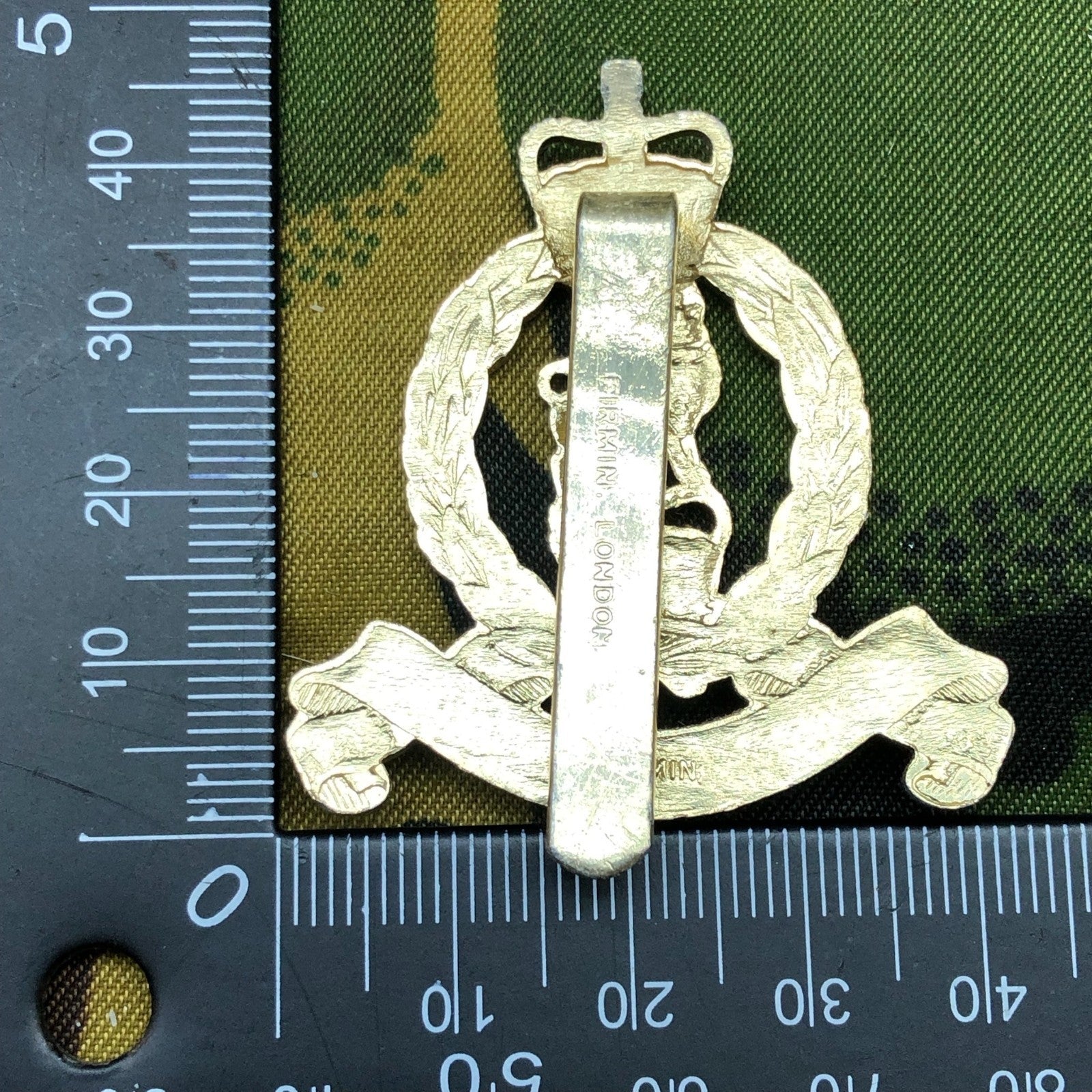 Original British Staybrite Army Cap Badge - Adjutant General's Corps - The Militaria Shop