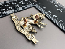 Load image into Gallery viewer, Original WW1 British Army 7th Dragoon Guards Regiment Cap Badge
