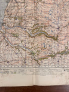 Original WW2 British Army GSGS OS Map of Great Britain - Barmouth & Aberystwtrh - The Militaria Shop