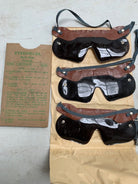 Genuine WW2 British Military Army Eye Shields Anti-Gas - 1944 Dated - The Militaria Shop