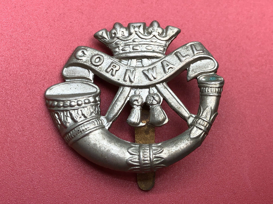 Original WW2 British Army Duke of Cornwall's Light Infantry Cap Badge