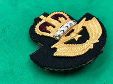 Load image into Gallery viewer, Genuine British Royal Air Force RAF Officers Cap Badge
