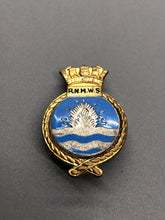 Load image into Gallery viewer, Original British Navy WW2 Royal Naval Mine Watching Service Lapel Badge
