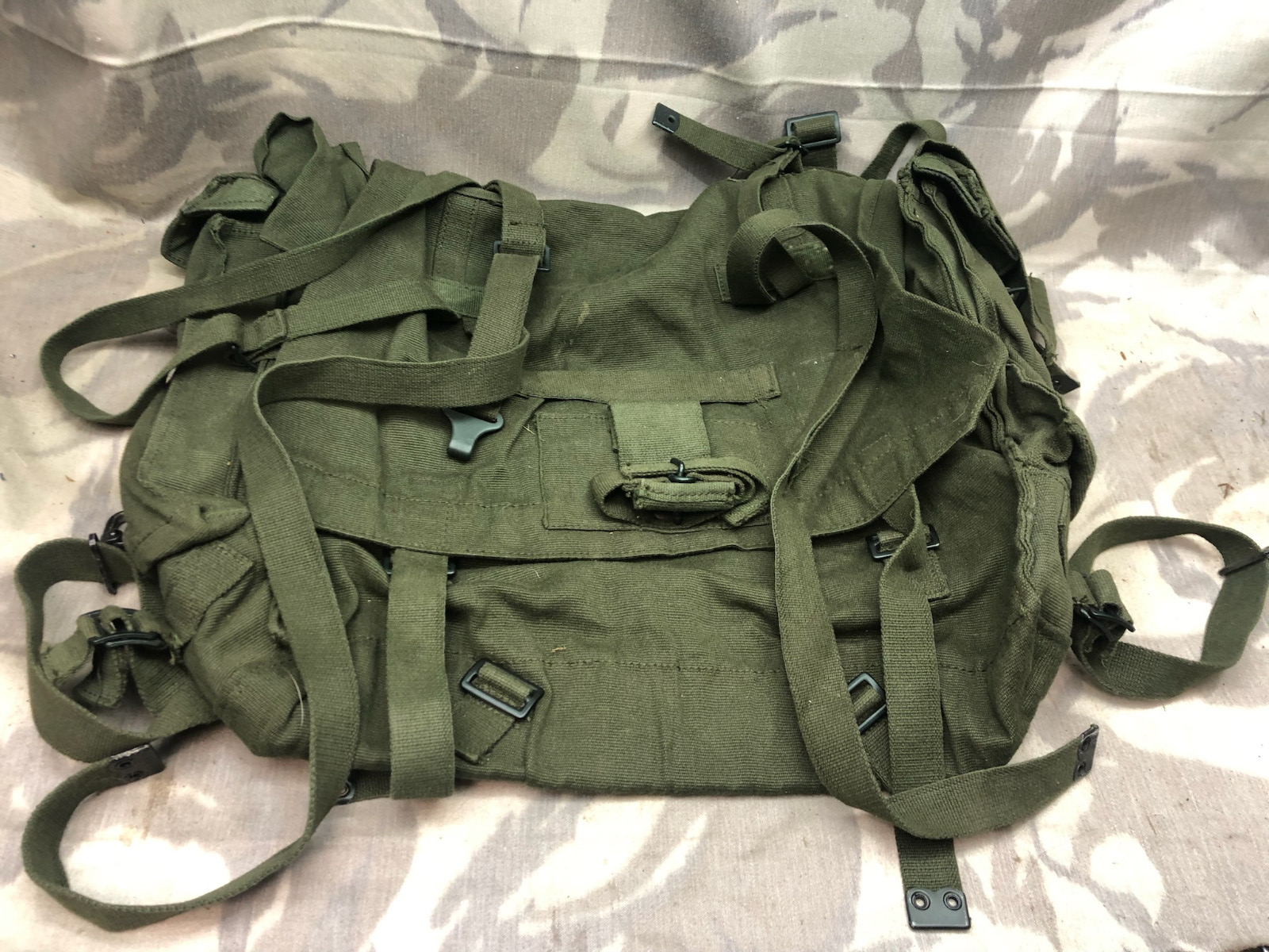 Genuine British Army 58 Pattern Webbing Large Pack - Great Condition! - The Militaria Shop